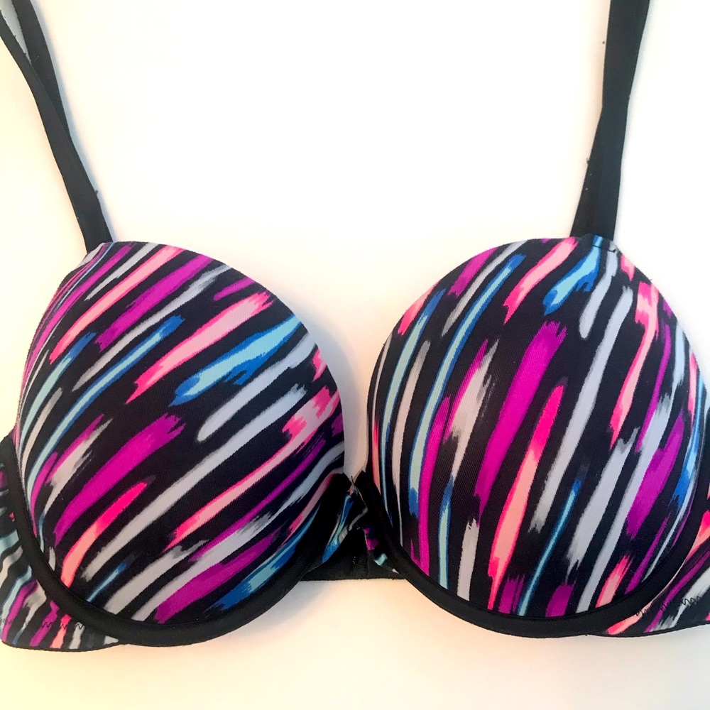 Victoria Secret Pink  Multicolored Padded Bra